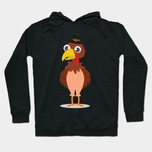 Happy Thanksgiving Baby Chick Smiling Hoodie